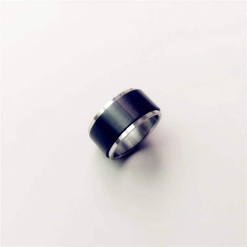 12mm 316L Stainless Steel Spinner Ring