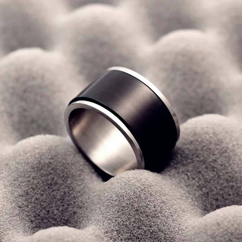 12mm 316L Stainless Steel Spinner Ring