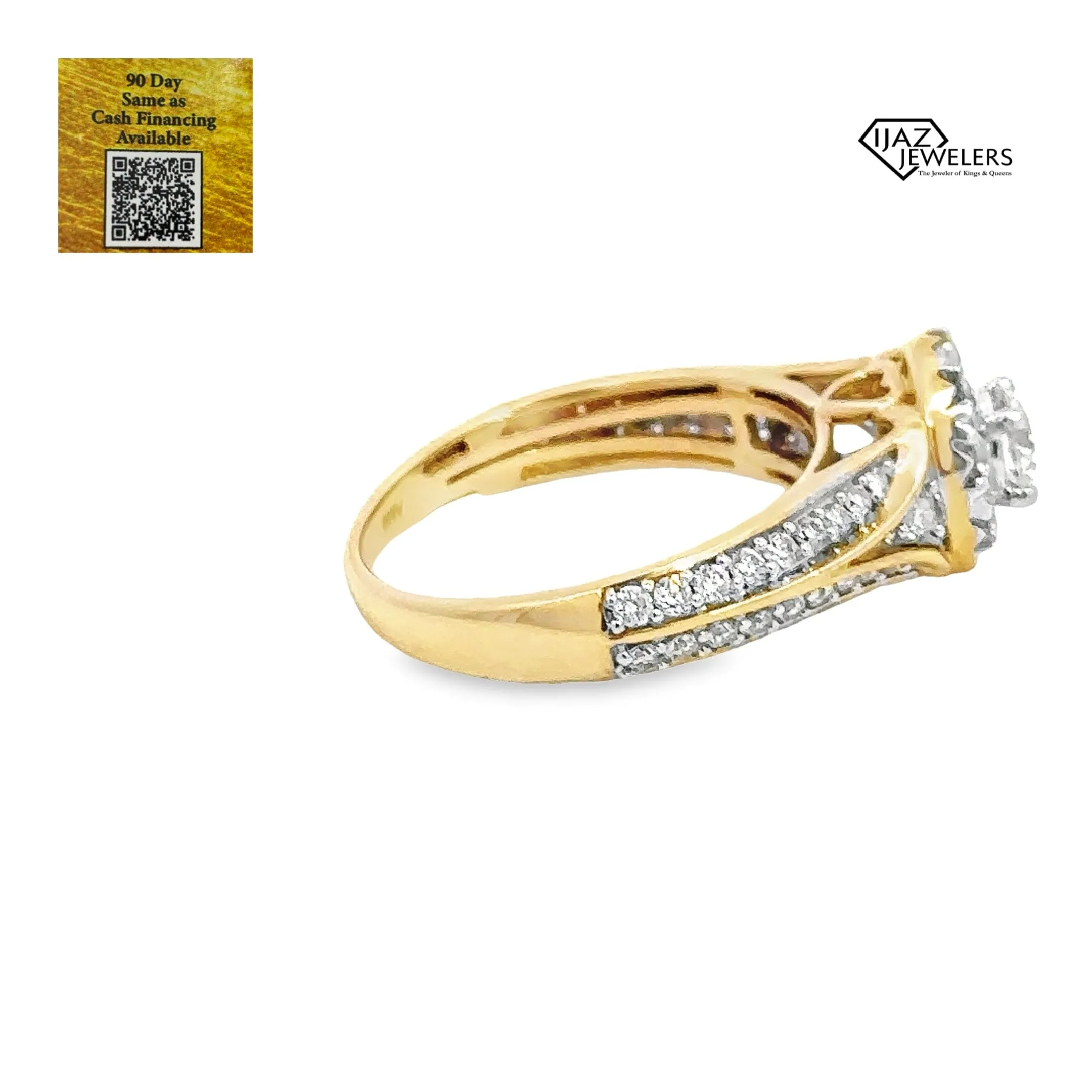 14K Gold 1.14 CTW Diamond Ring