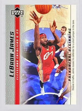 2003 LeBron James Upper Deck Phenomenal Beginning #6