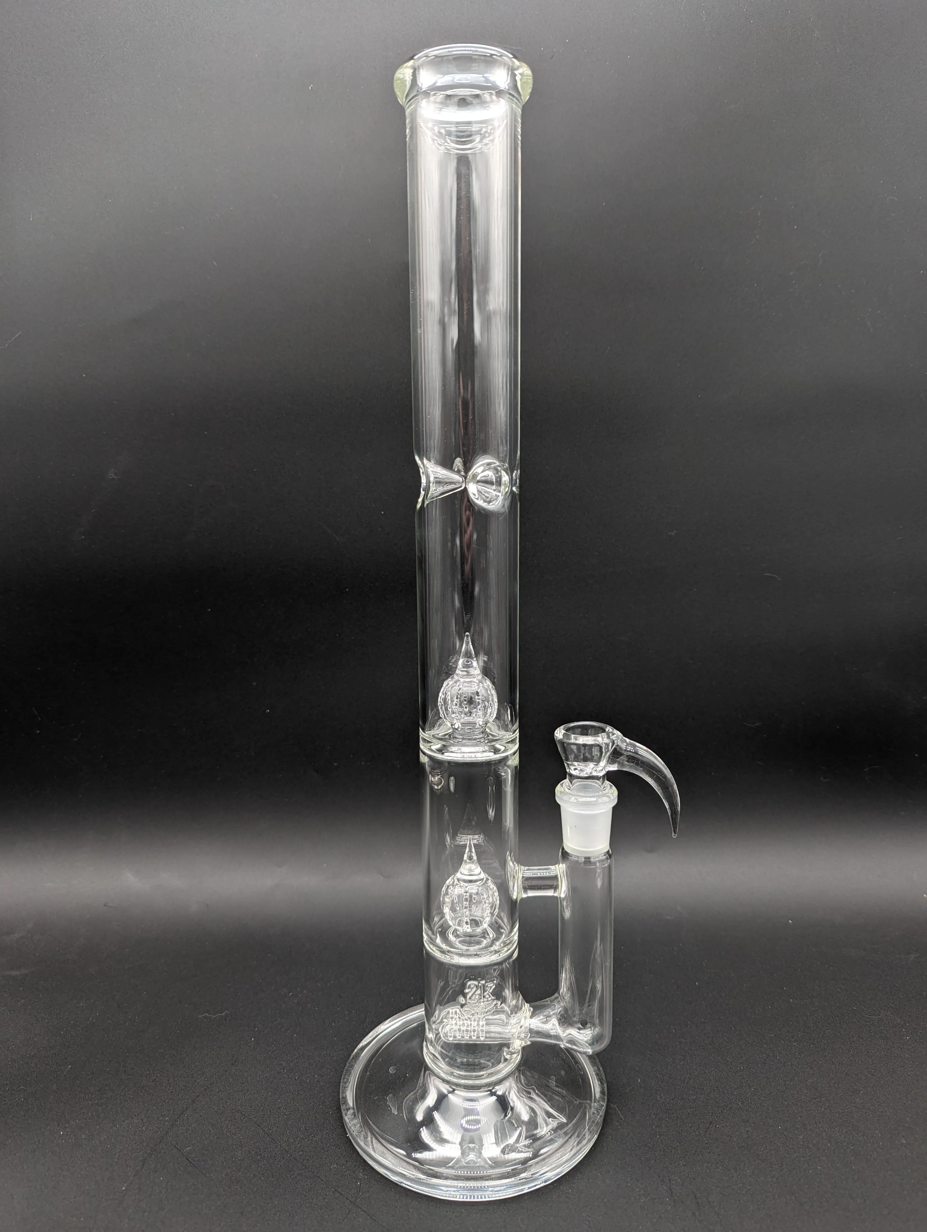 2K Glass Tubes - Dual Gridline to Double Imperial - Clear