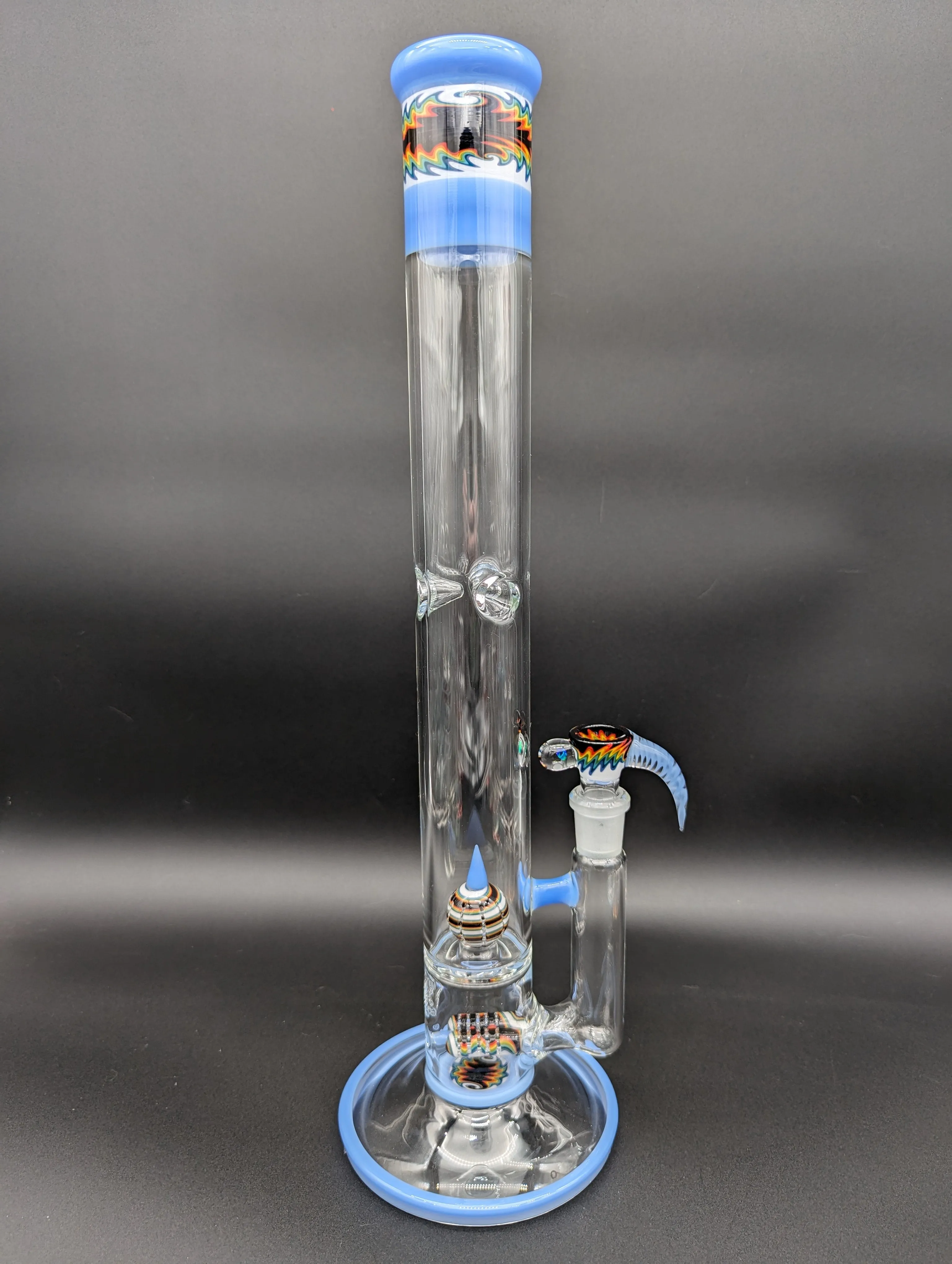 2K Glass Worked Dual Inline to Imperial Tube