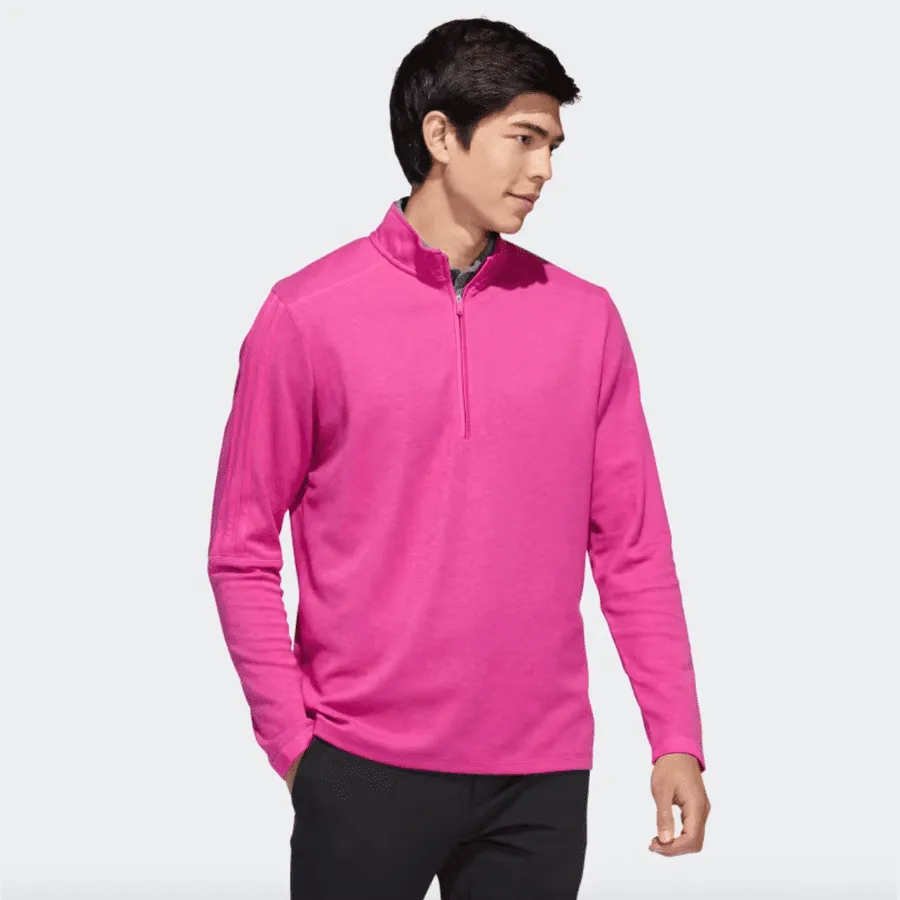 Adidas 3-Stripes Quarter-Zip Pullover