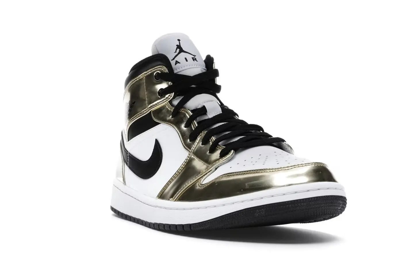 Air Jordan Retro 1 Mid Metallic Gold