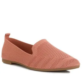 Akili Knit Textile Solid Flats