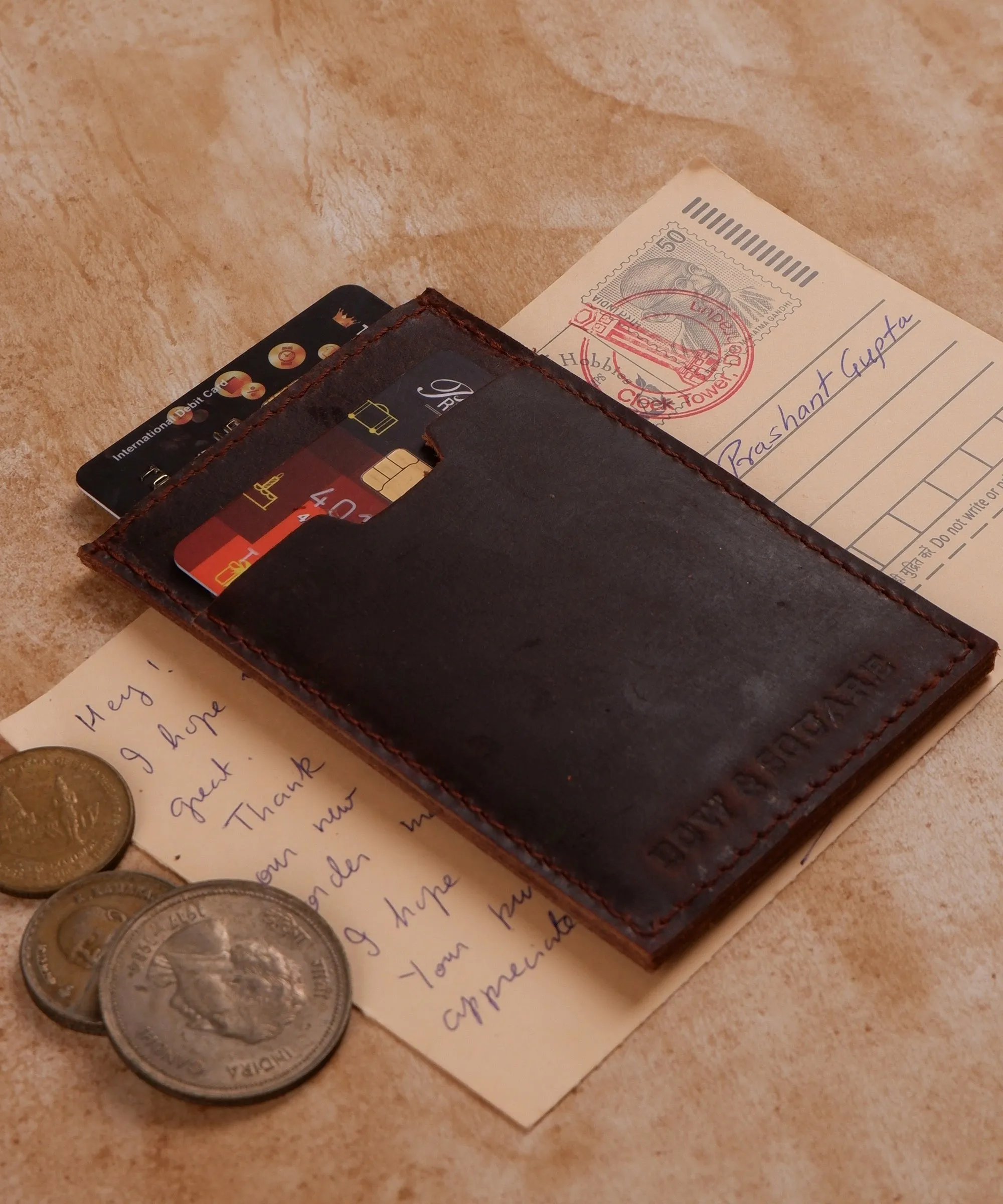 Ancient Card Mini Leather Wallet