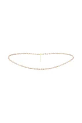 ARIEL PINK PEARL BELLY CHAIN