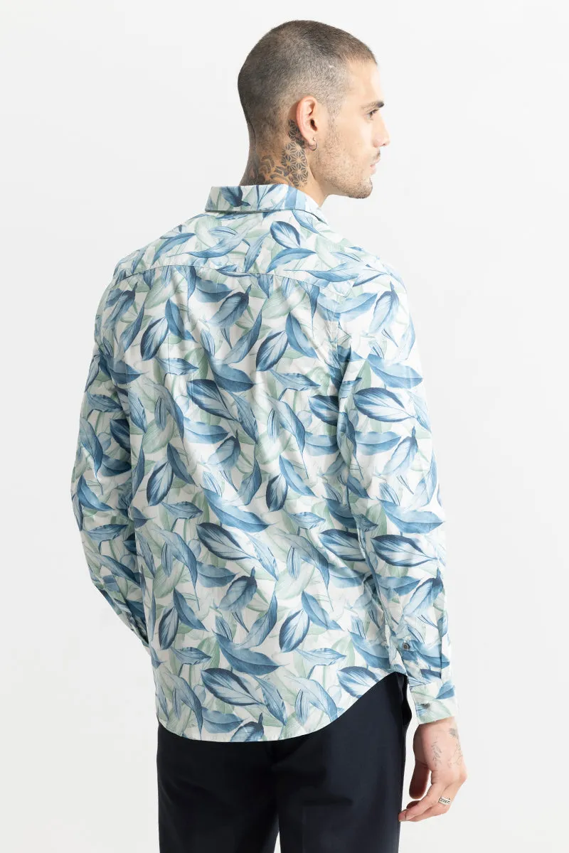 Autumn Burst Blue Shirt