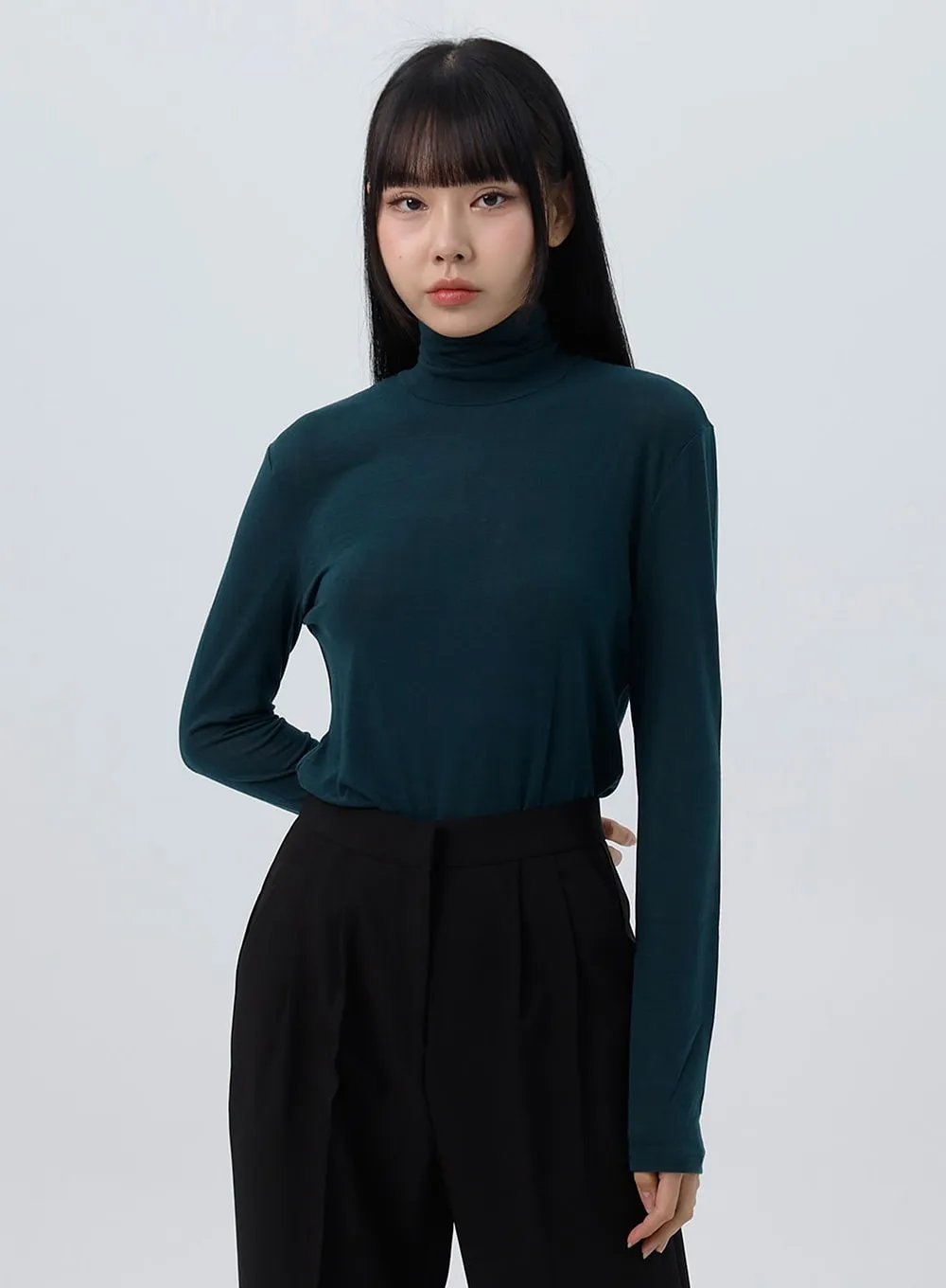 Autumn Turtleneck Top IO326