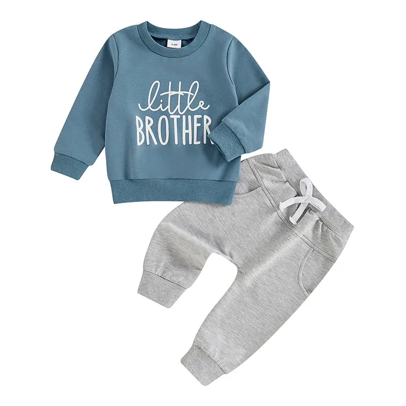 Baby/Toddler Boys LITTLE BROTHER Autumn Loungewear Set