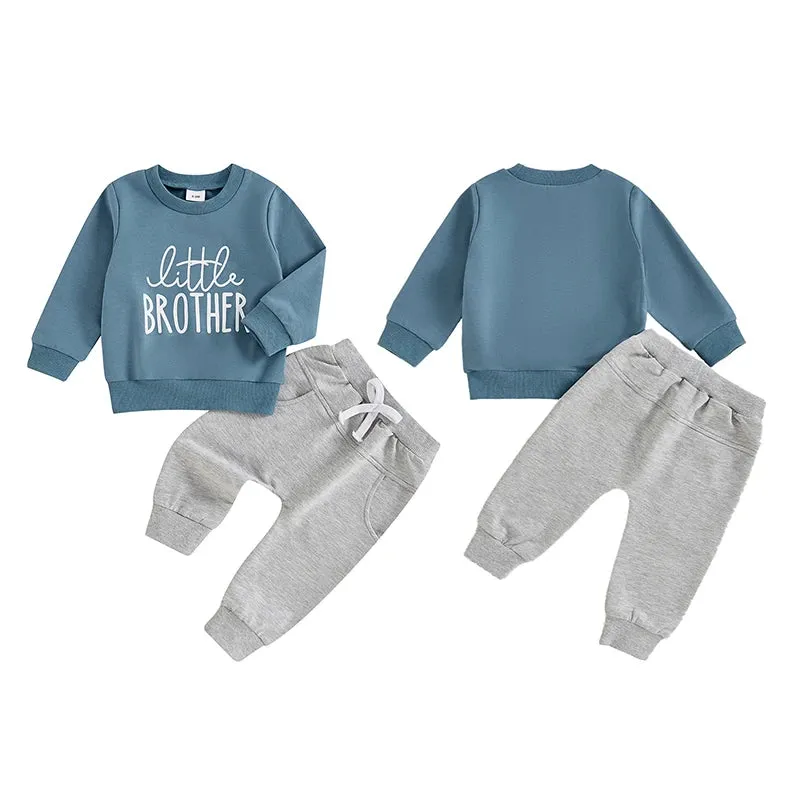 Baby/Toddler Boys LITTLE BROTHER Autumn Loungewear Set