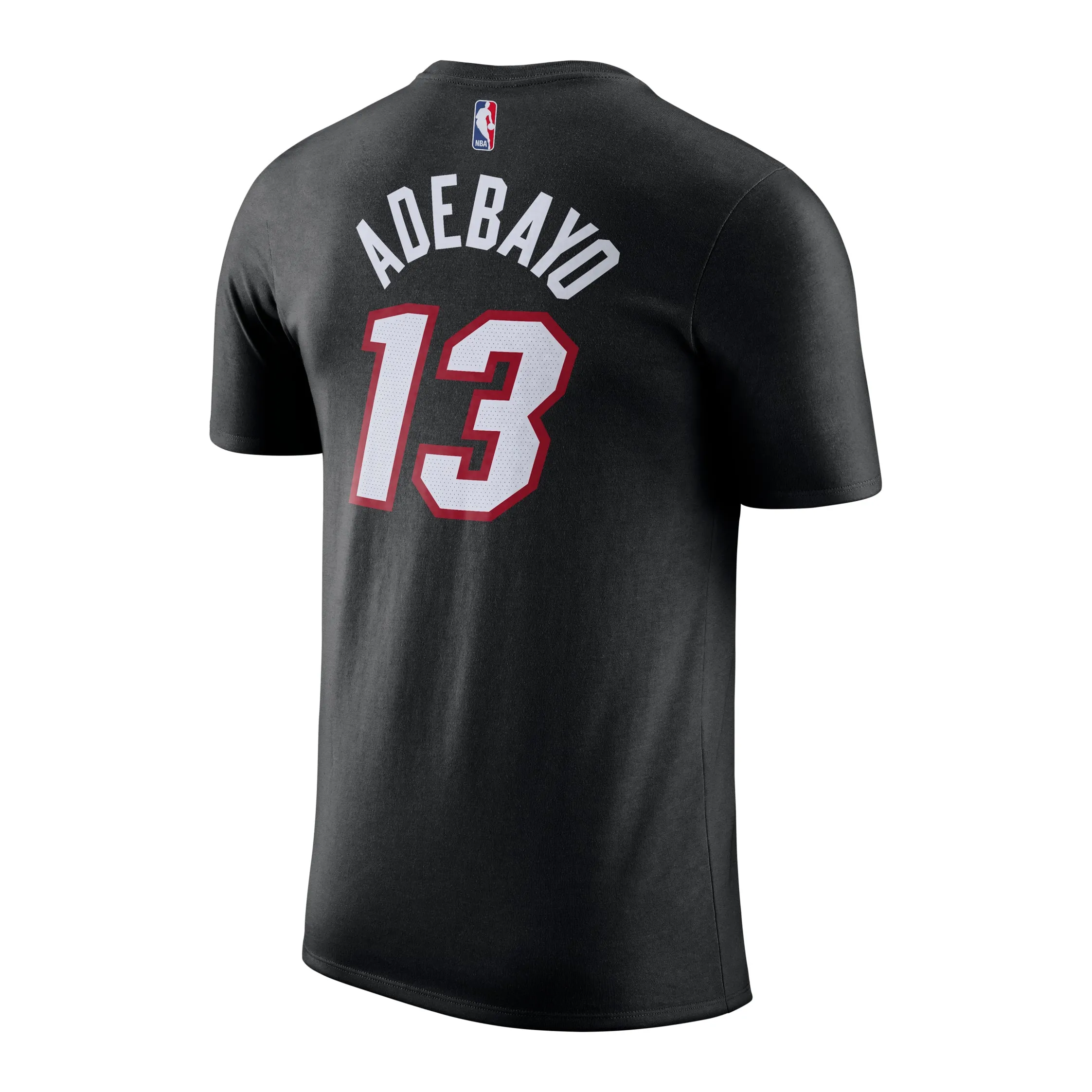 Bam Adebayo Nike Youth Icon Black Name & Number Tee