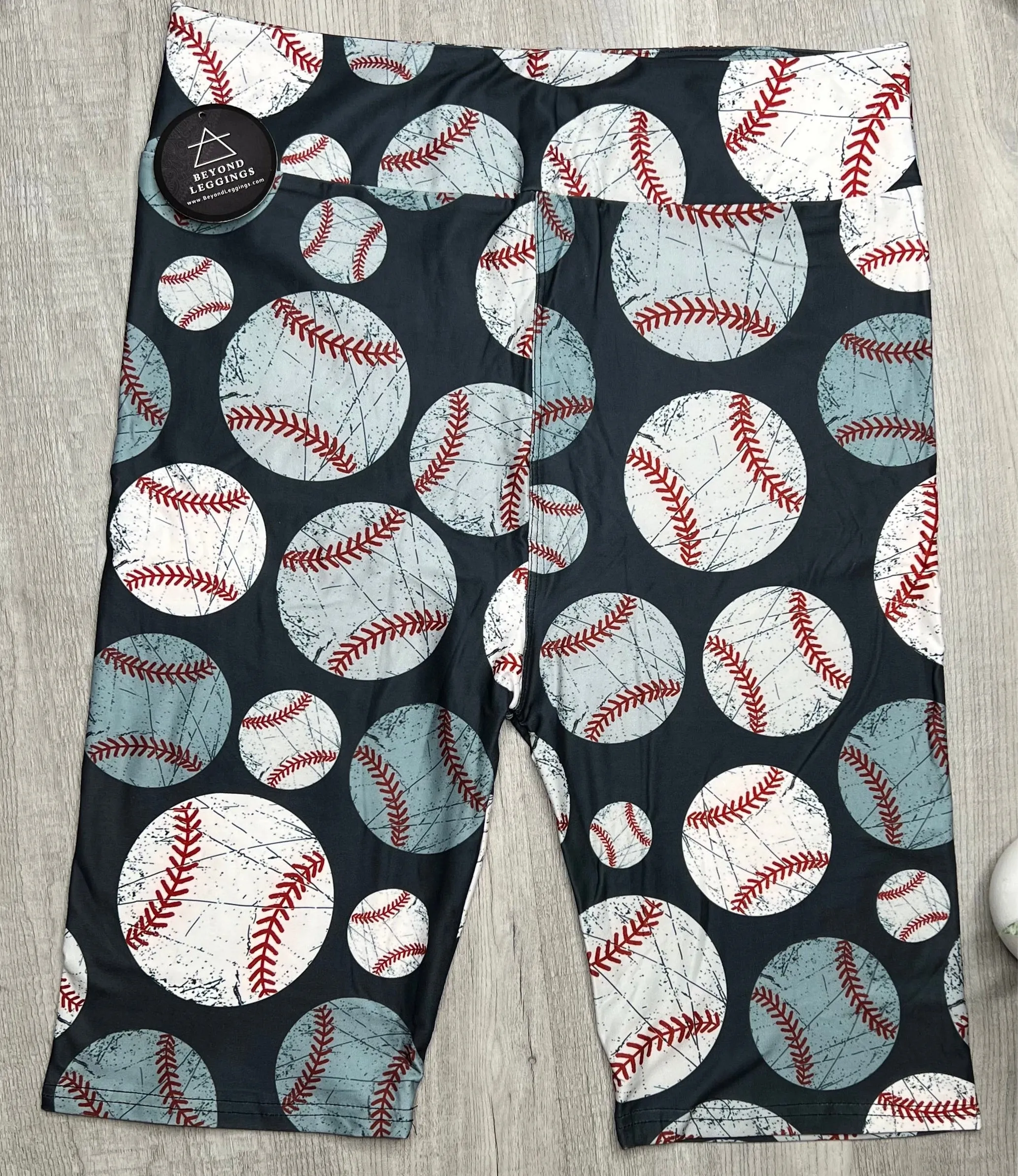 Baseball Bermuda Shorts Soft Leggings