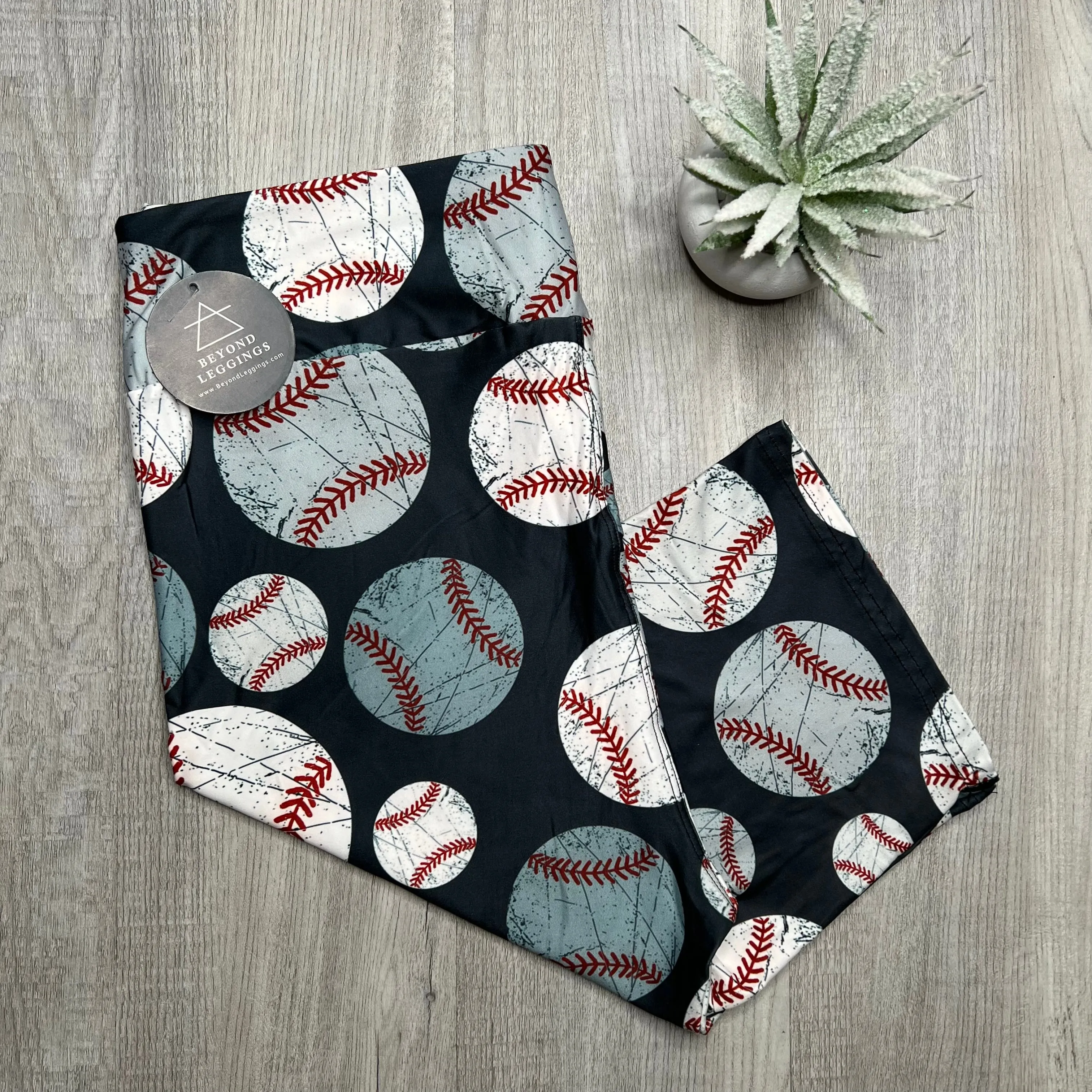 Baseball Bermuda Shorts Soft Leggings