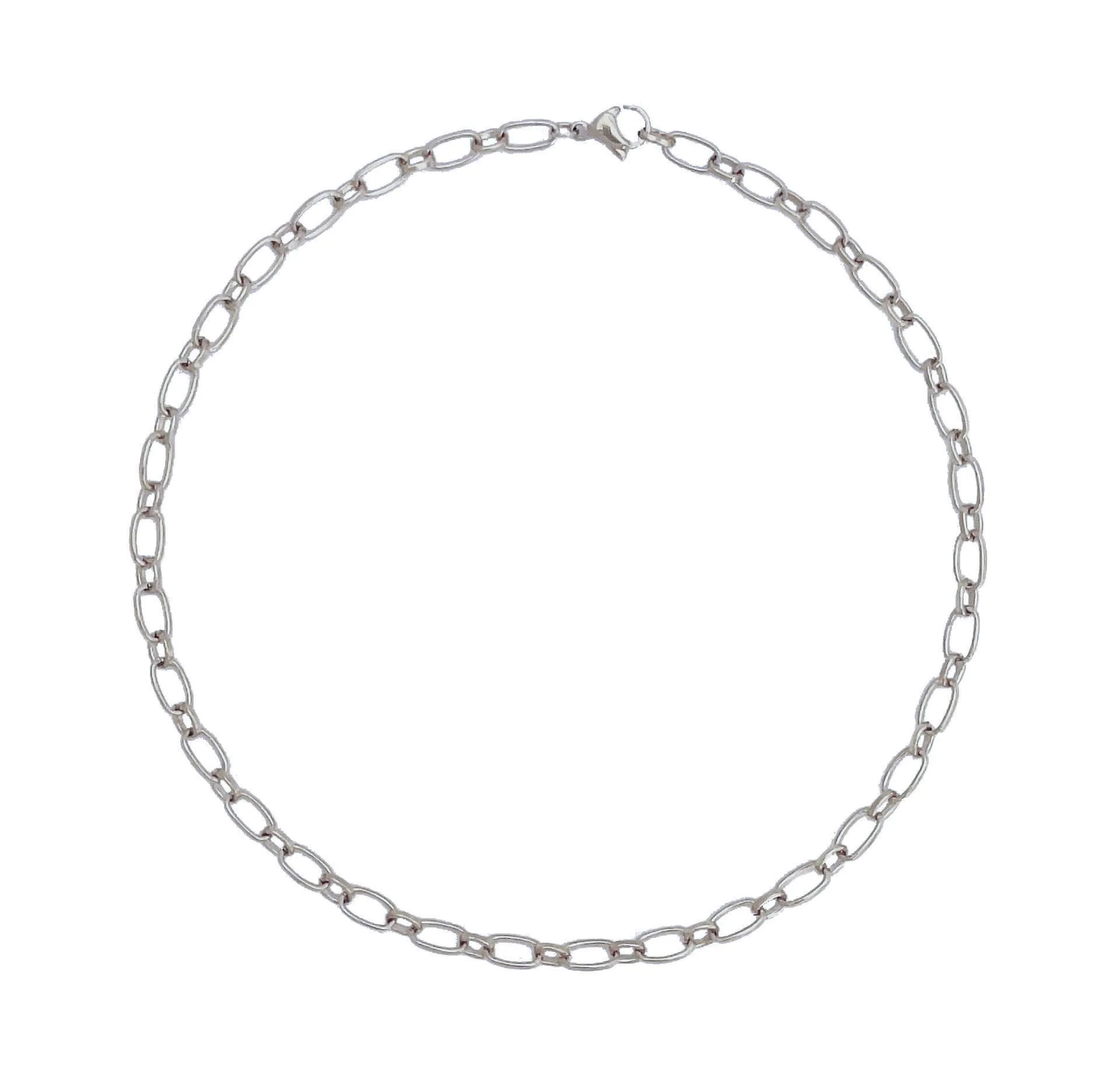 Belcher Chain Necklace Silver