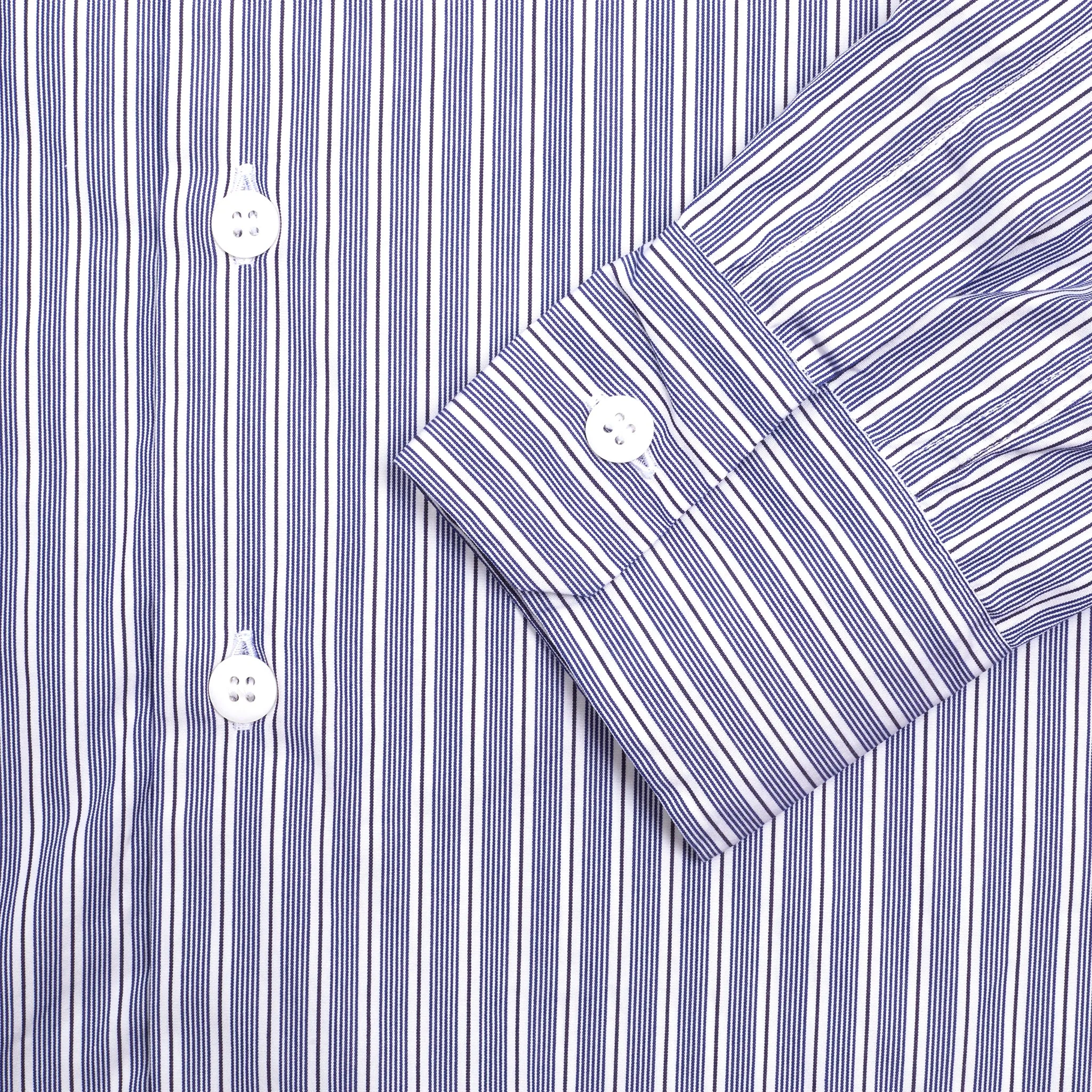 Bergfabel Farmer Shirt in Blue Stripe