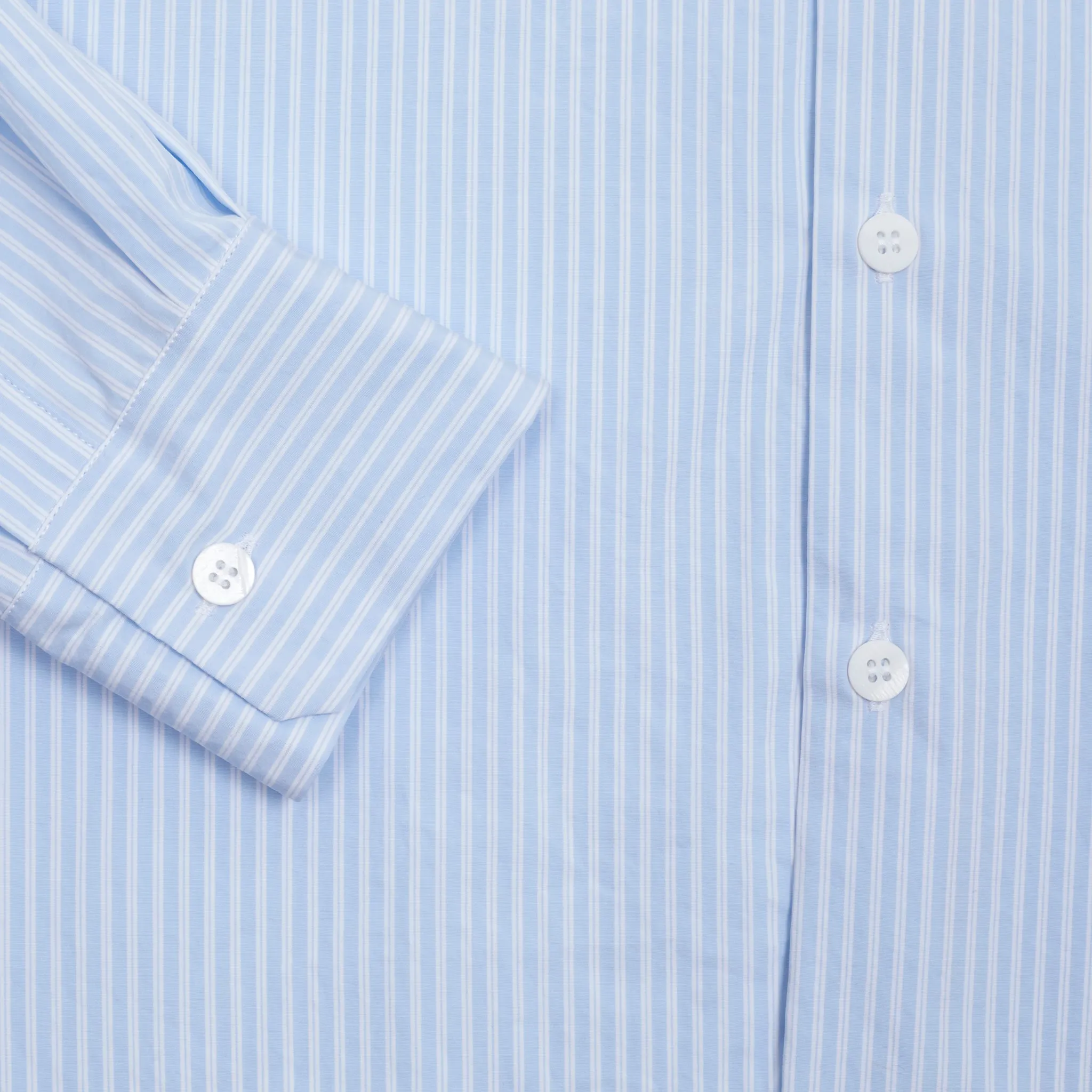 Bergfabel Farmer Shirt in Light Blue Stripe