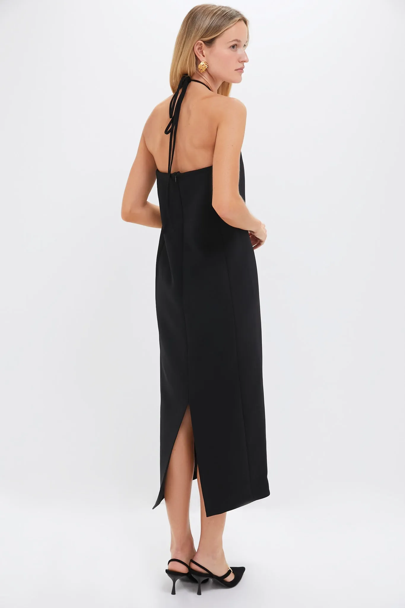 Black Sezane Midi Dress