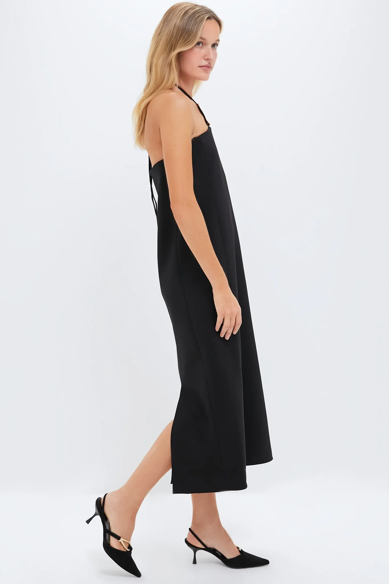 Black Sezane Midi Dress