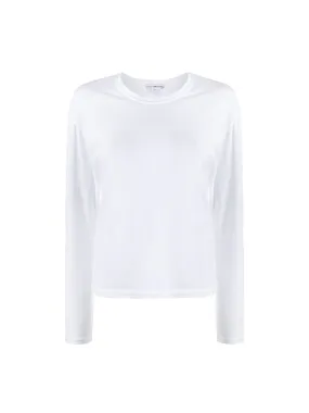 Boxy L/S Tee in White