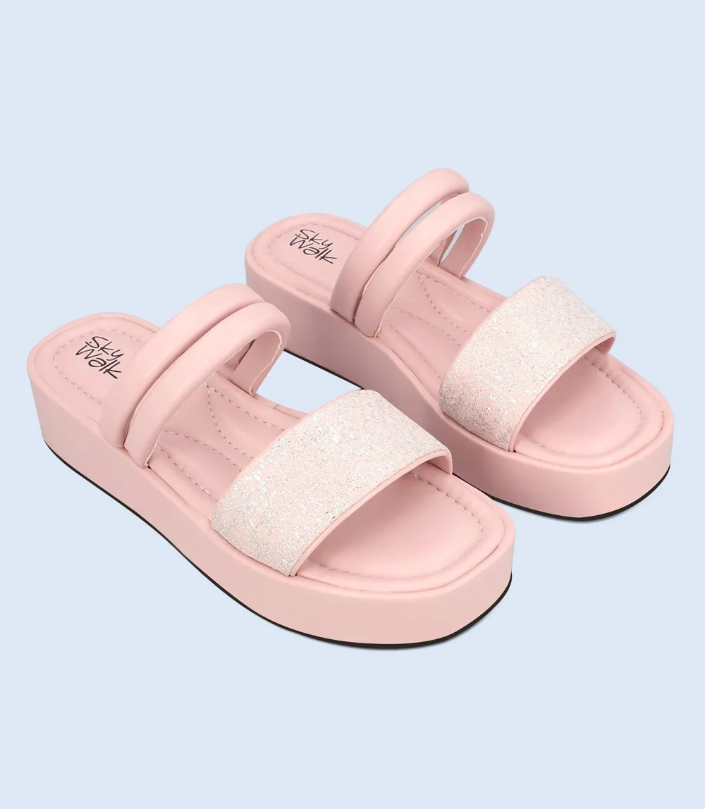 BW9637-PINK-Women Slipper