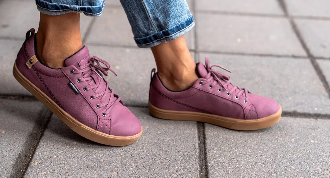 Cannon Women's Waterproof Recycled Sneakers | Wine