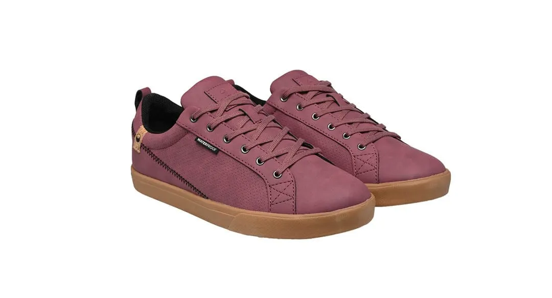 Cannon Women's Waterproof Recycled Sneakers | Wine