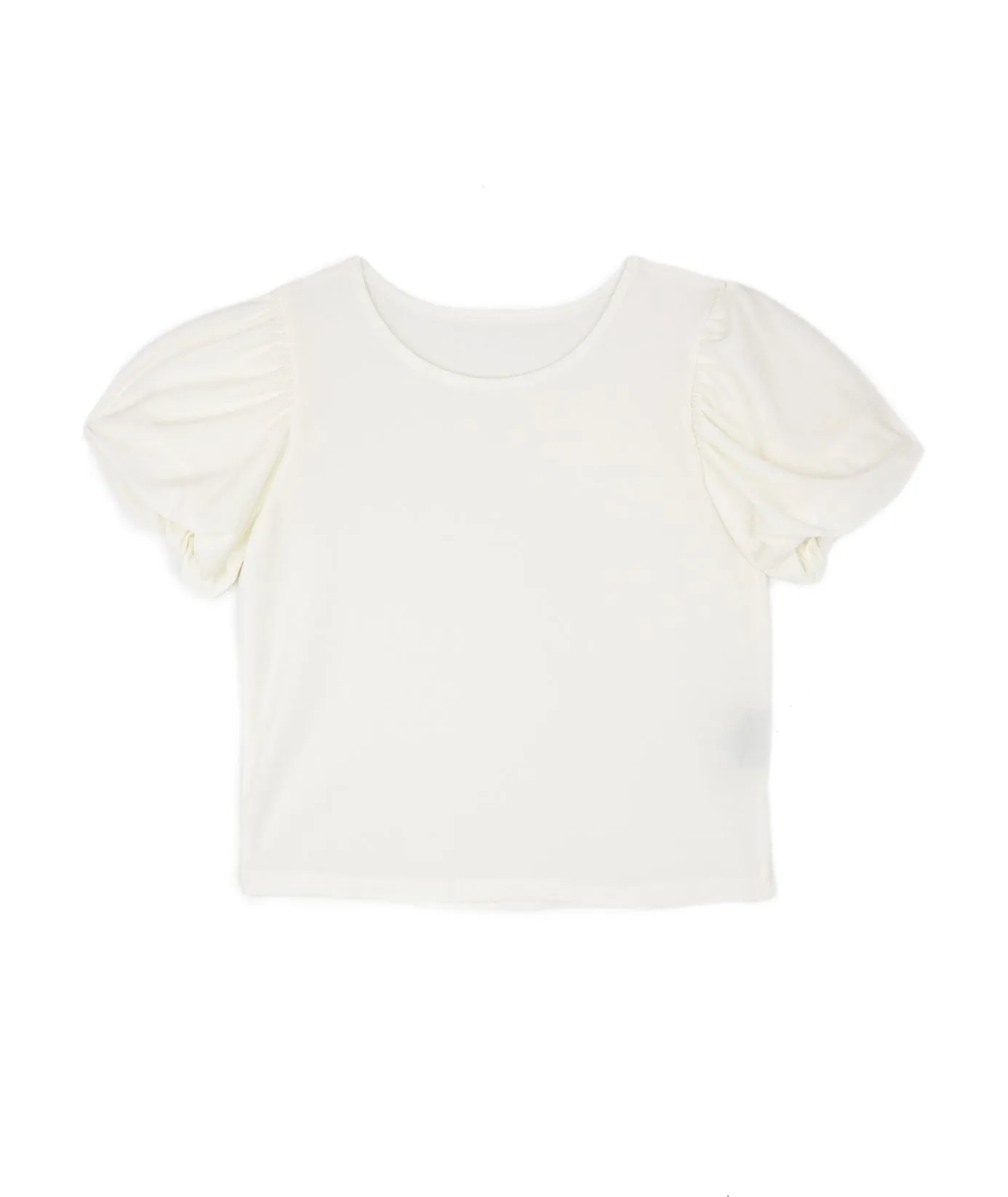 Cheryl Creations Girls Raquel Puff Sleeve Top