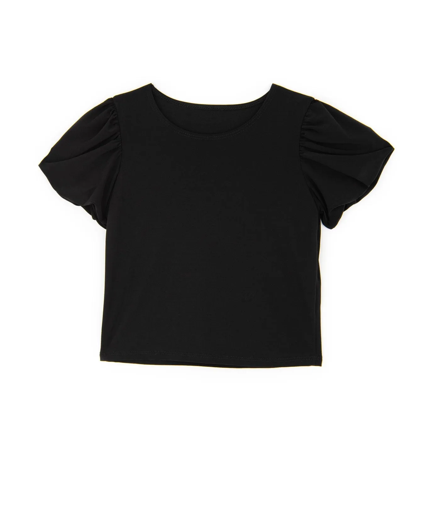 Cheryl Creations Girls Raquel Puff Sleeve Top