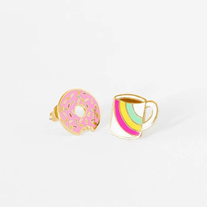 Coffee & Donut Earrings