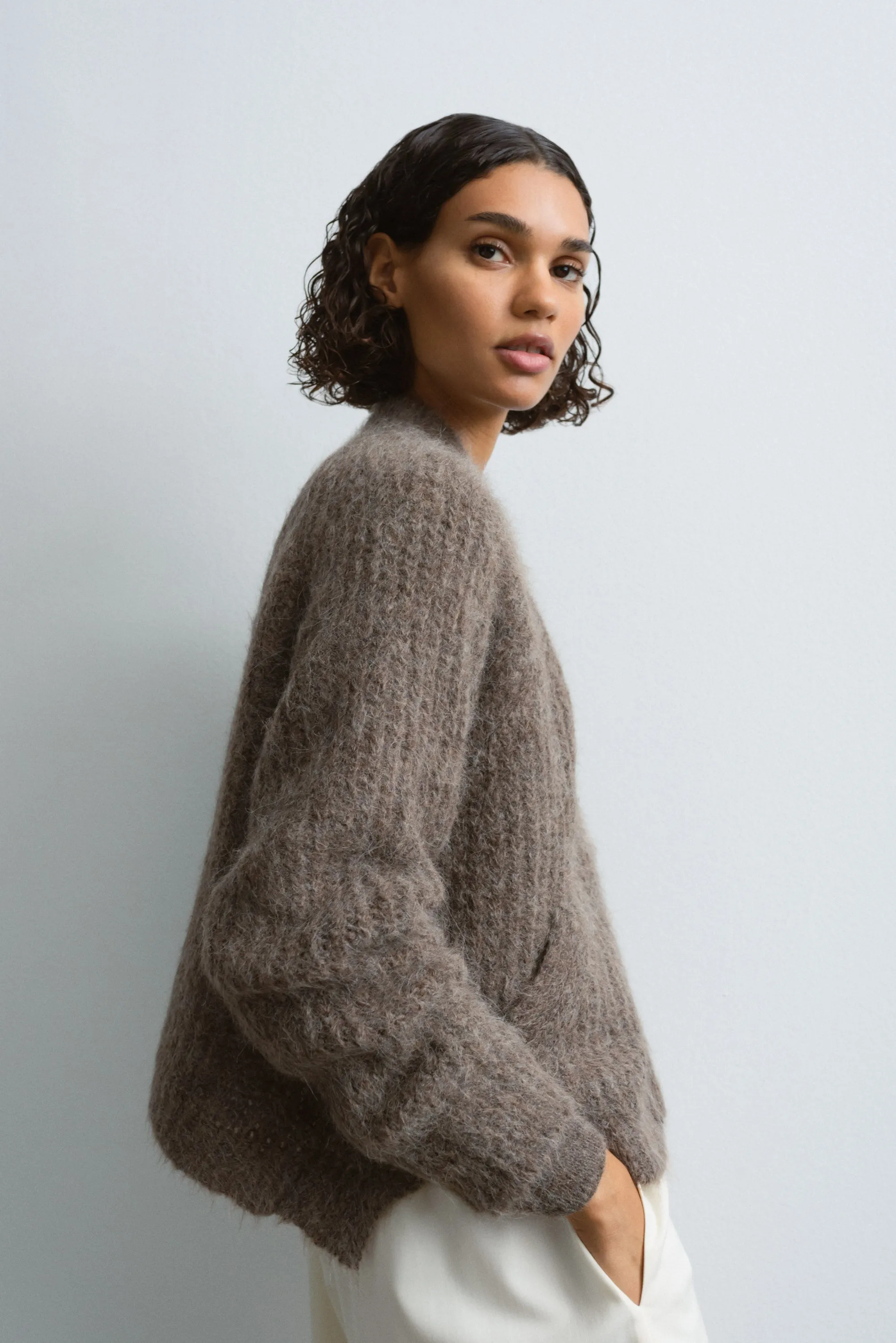 Cordera - Suri Cardigan Taupe