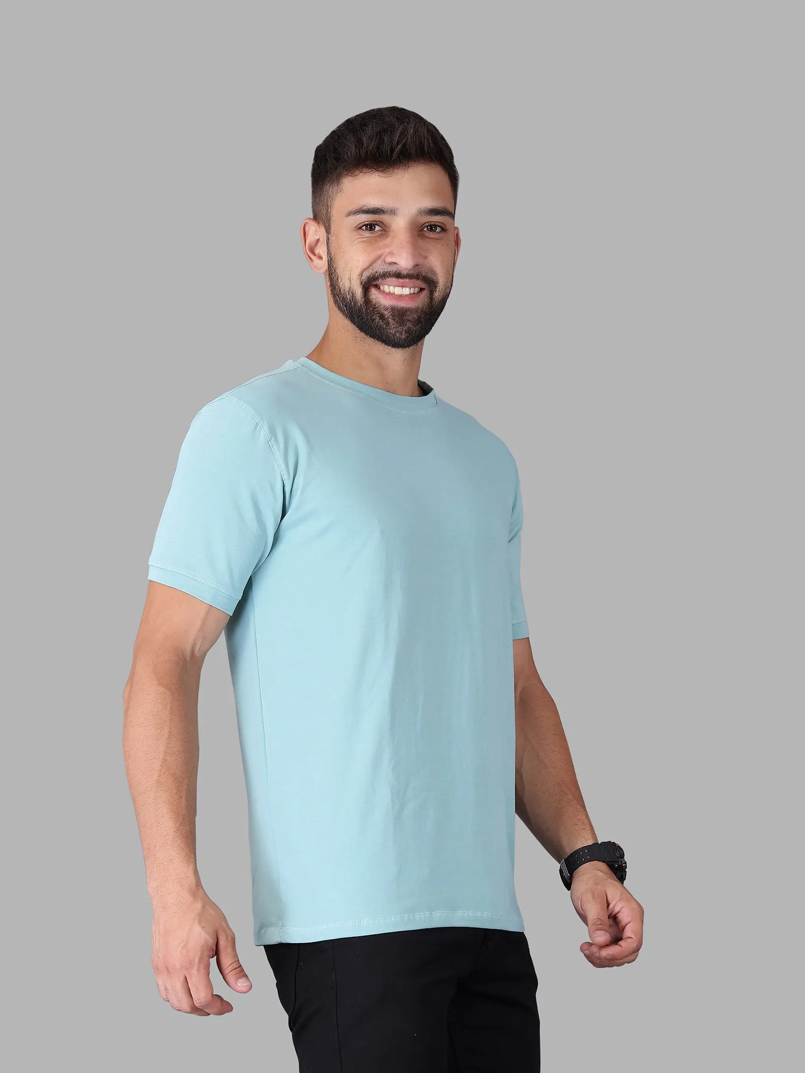 Crew Neck Half Sleeve T-Shirt