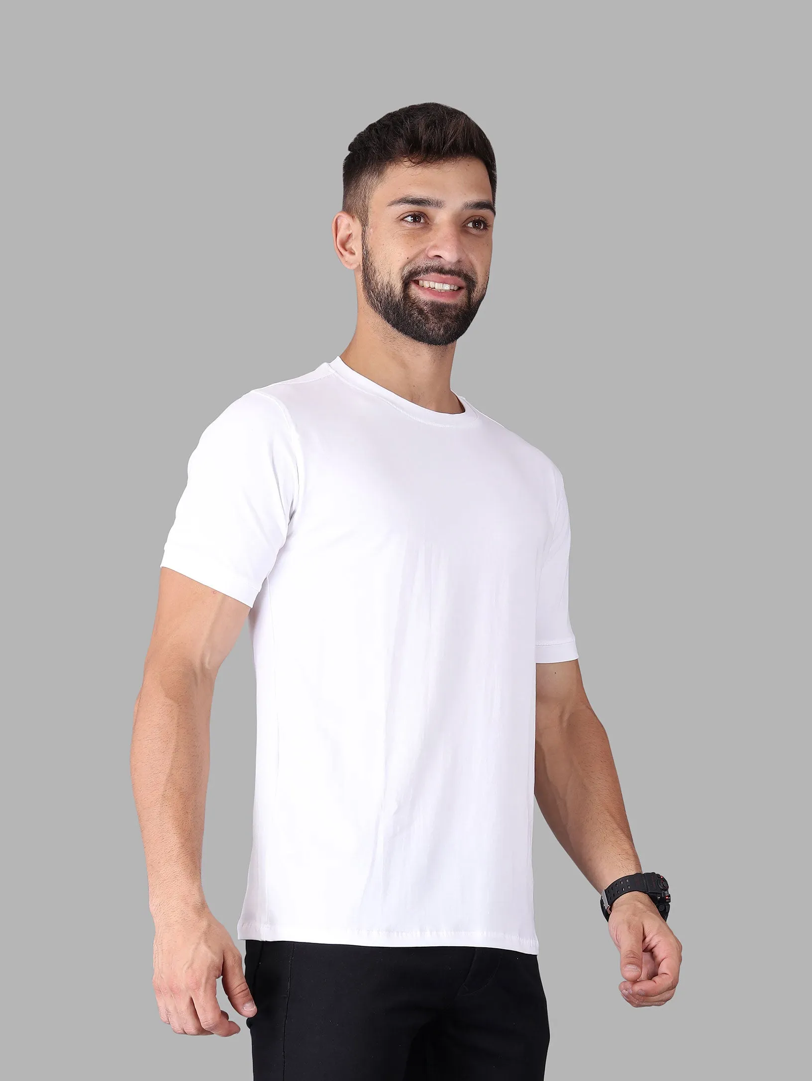 Crew Neck Half Sleeve T-Shirt