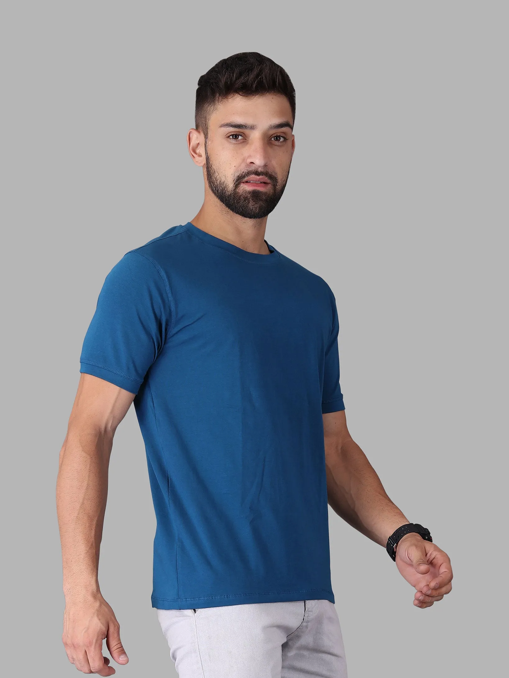 Crew Neck Half Sleeve T-Shirt