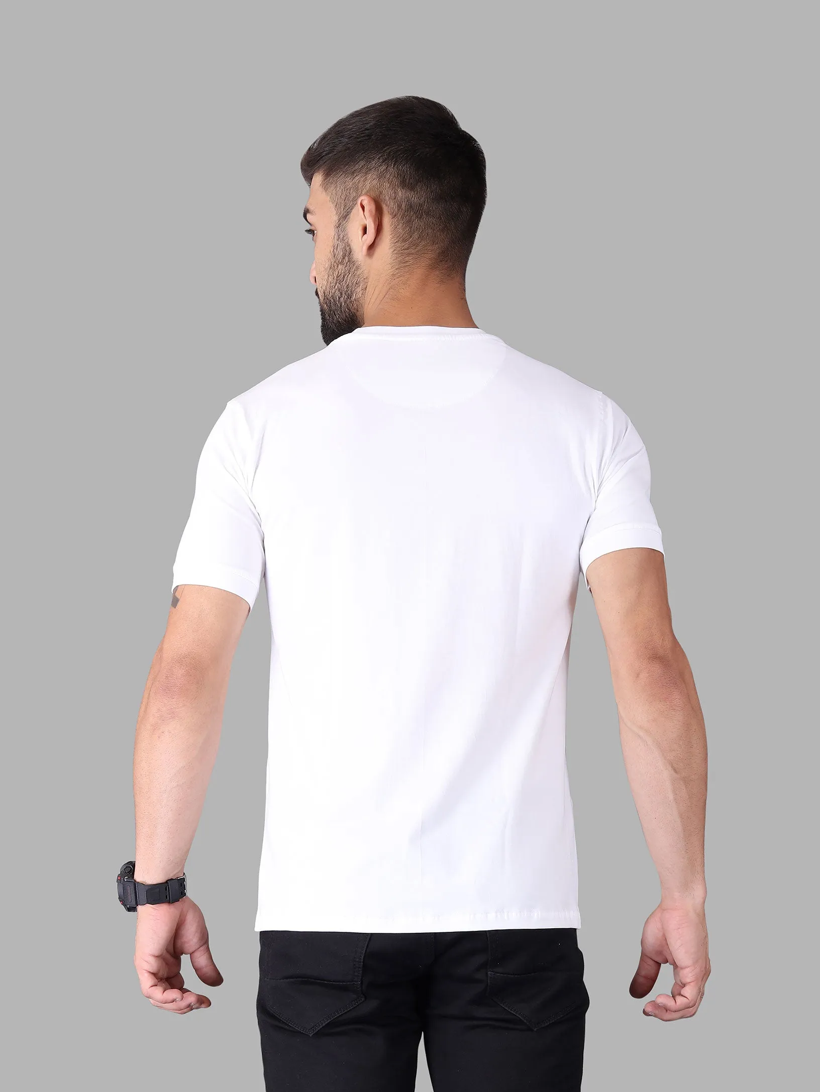 Crew Neck Half Sleeve T-Shirt