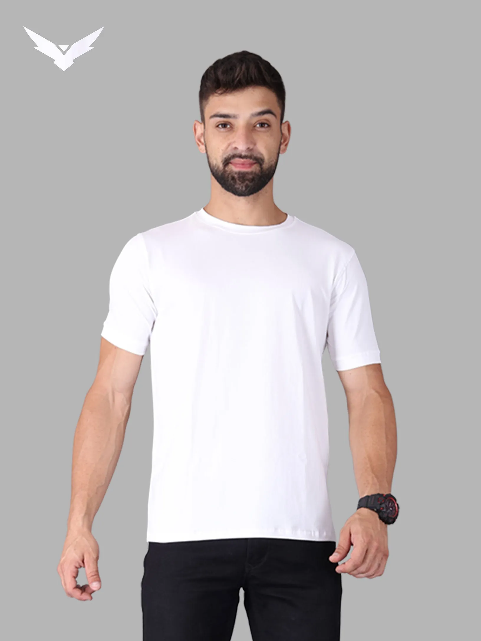 Crew Neck Half Sleeve T-Shirt