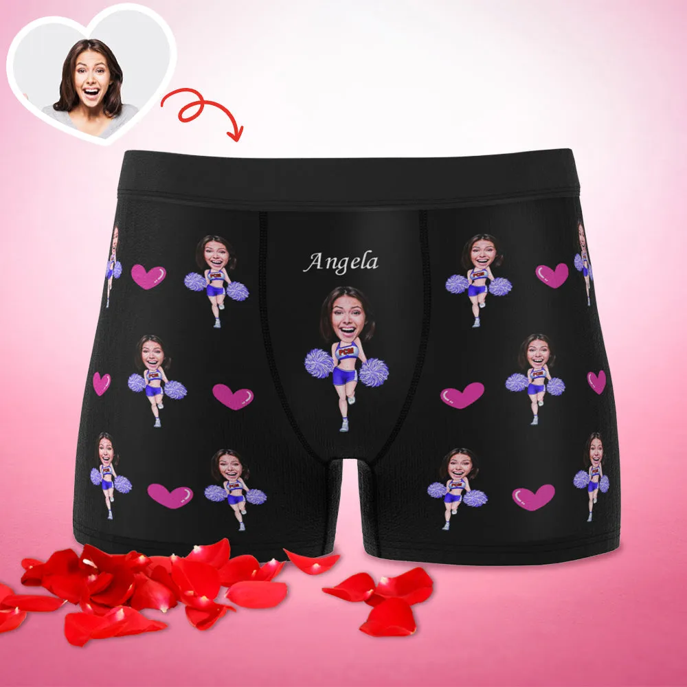 Custom Boxer Briefs Custom Boxer Customized Cheerleading Boxer Custom Face Boxer Personalised MiniMe Boxer