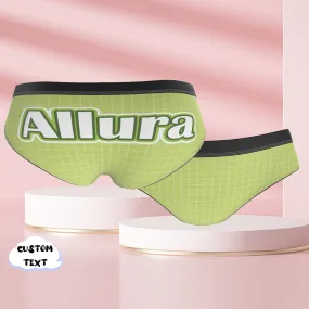 Custom Engraved Underwear Personalise Funny Gifts