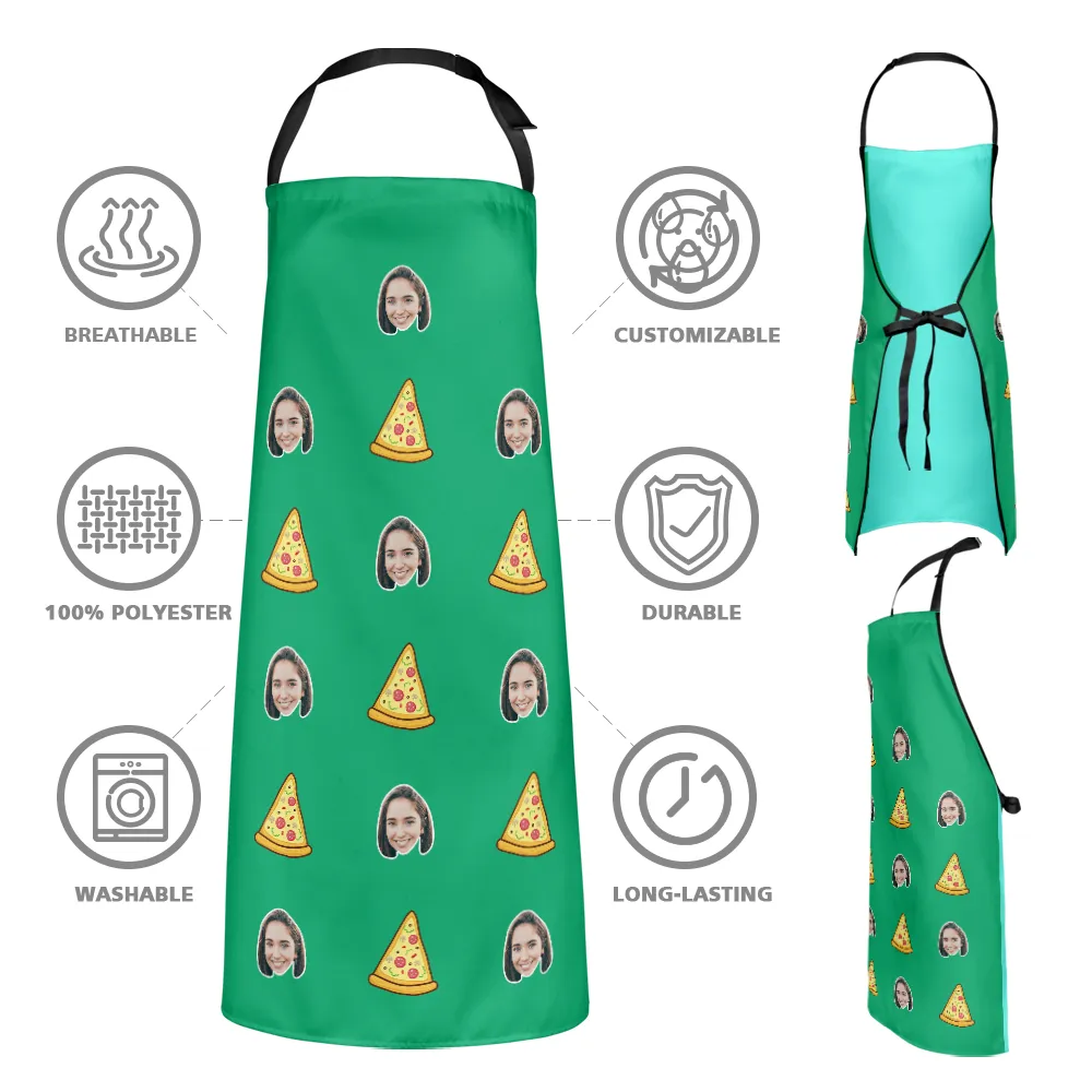 Custom Face Apron - Pizza