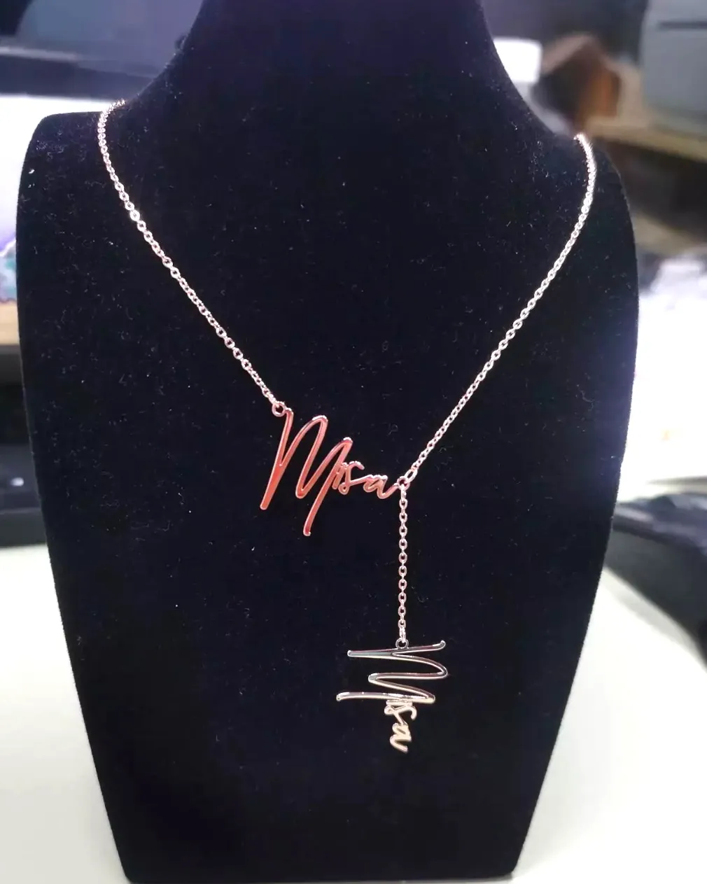 Custom Name Drop Necklace