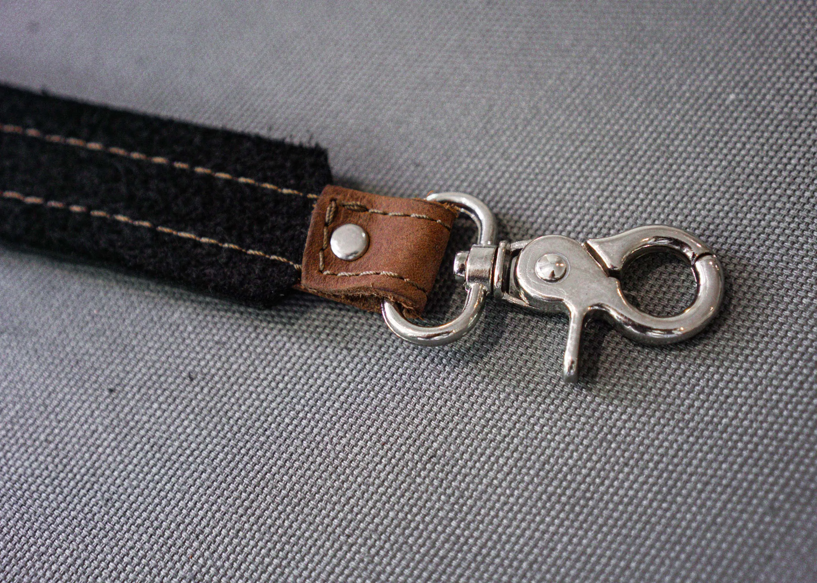 Custom Strong Leather Suspenders | Men's Brown Leather Suspenders