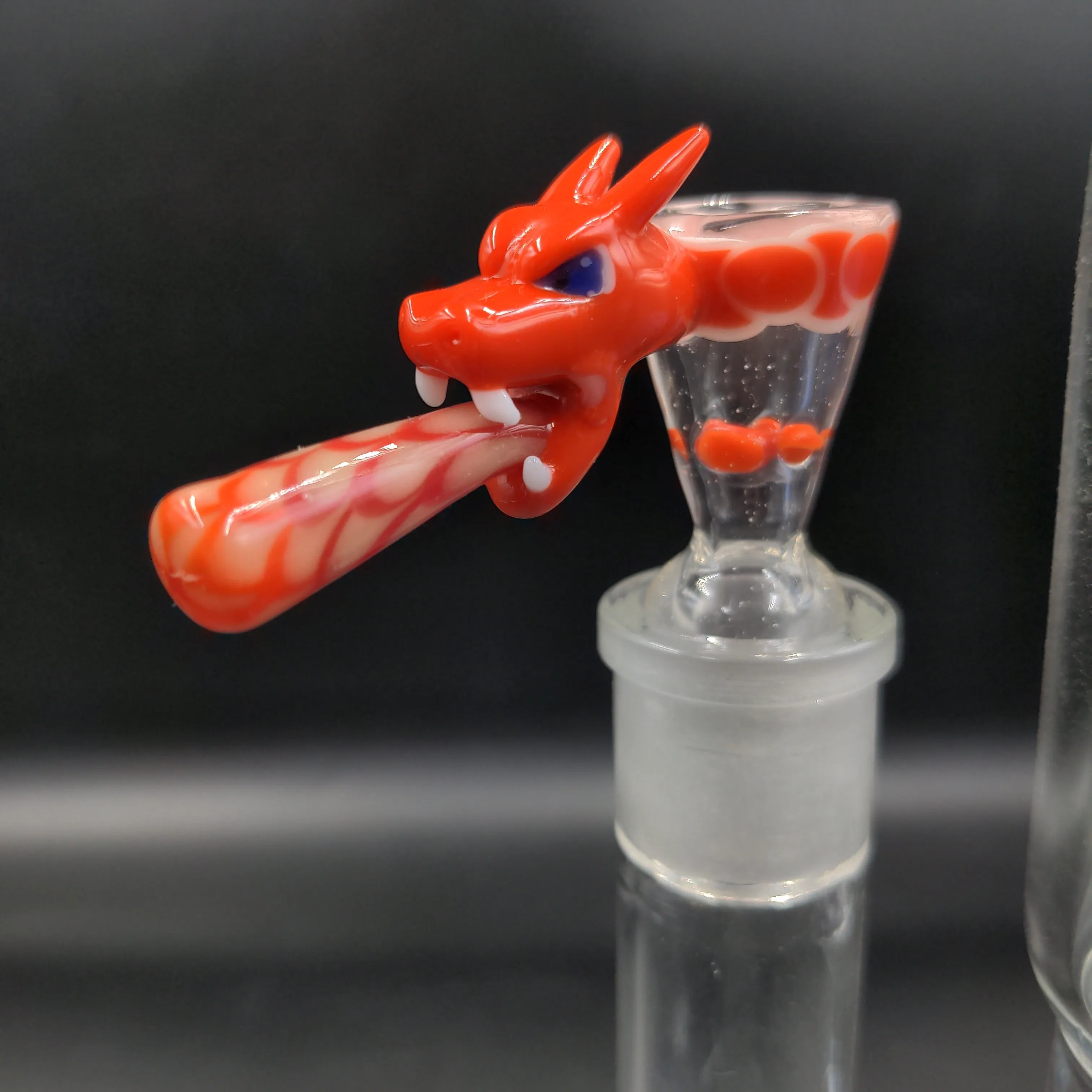 Custom UV Fire Dragon Bowl Slide 18mm