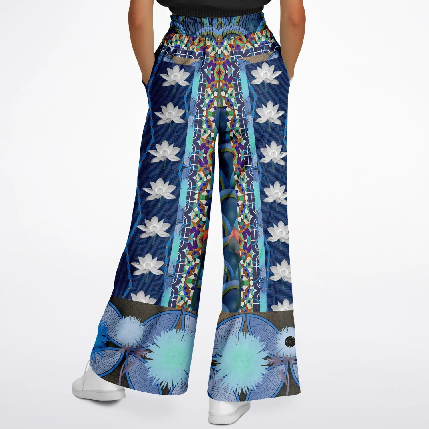 Dahlia Lama Eco-Poly Stretchy Phat Bellbottoms