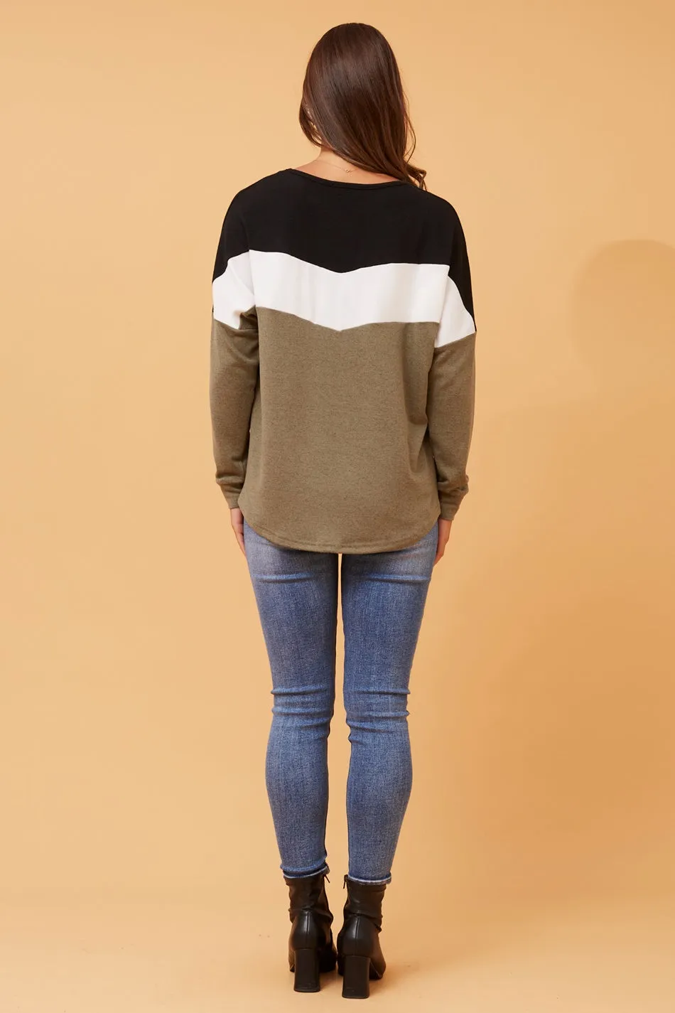 DELSEY COLOR BLOCK TOP