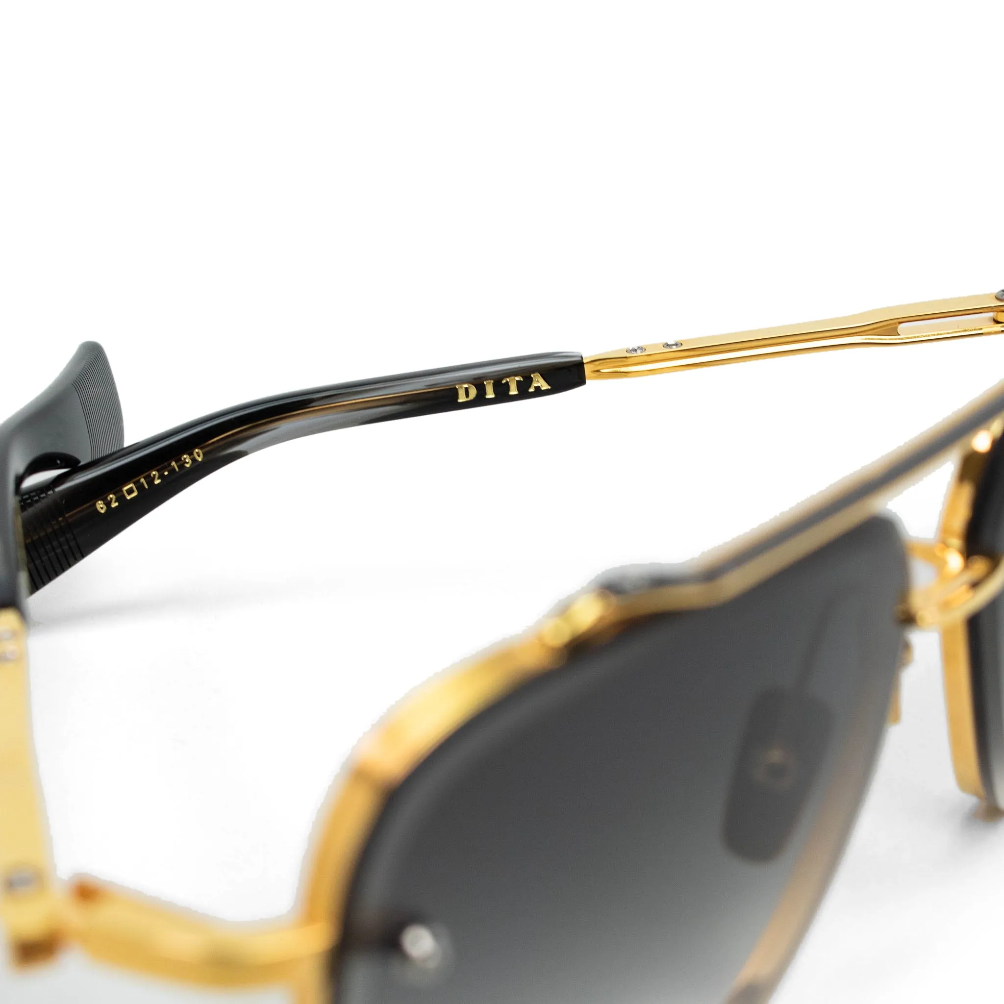 Dita Eyewear DTS121 Mach Six Yellow Gold/Black Sunglasses