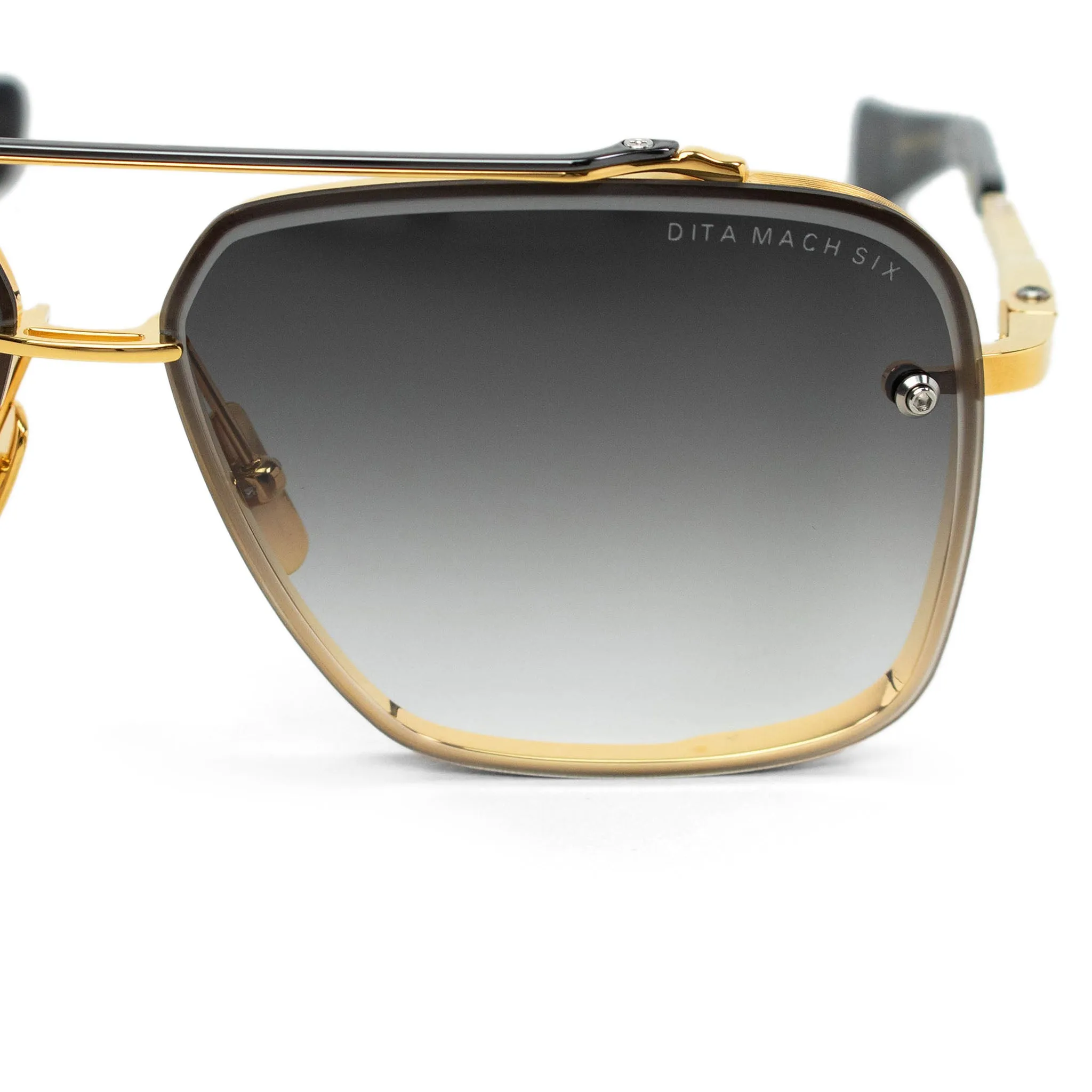 Dita Eyewear DTS121 Mach Six Yellow Gold/Black Sunglasses