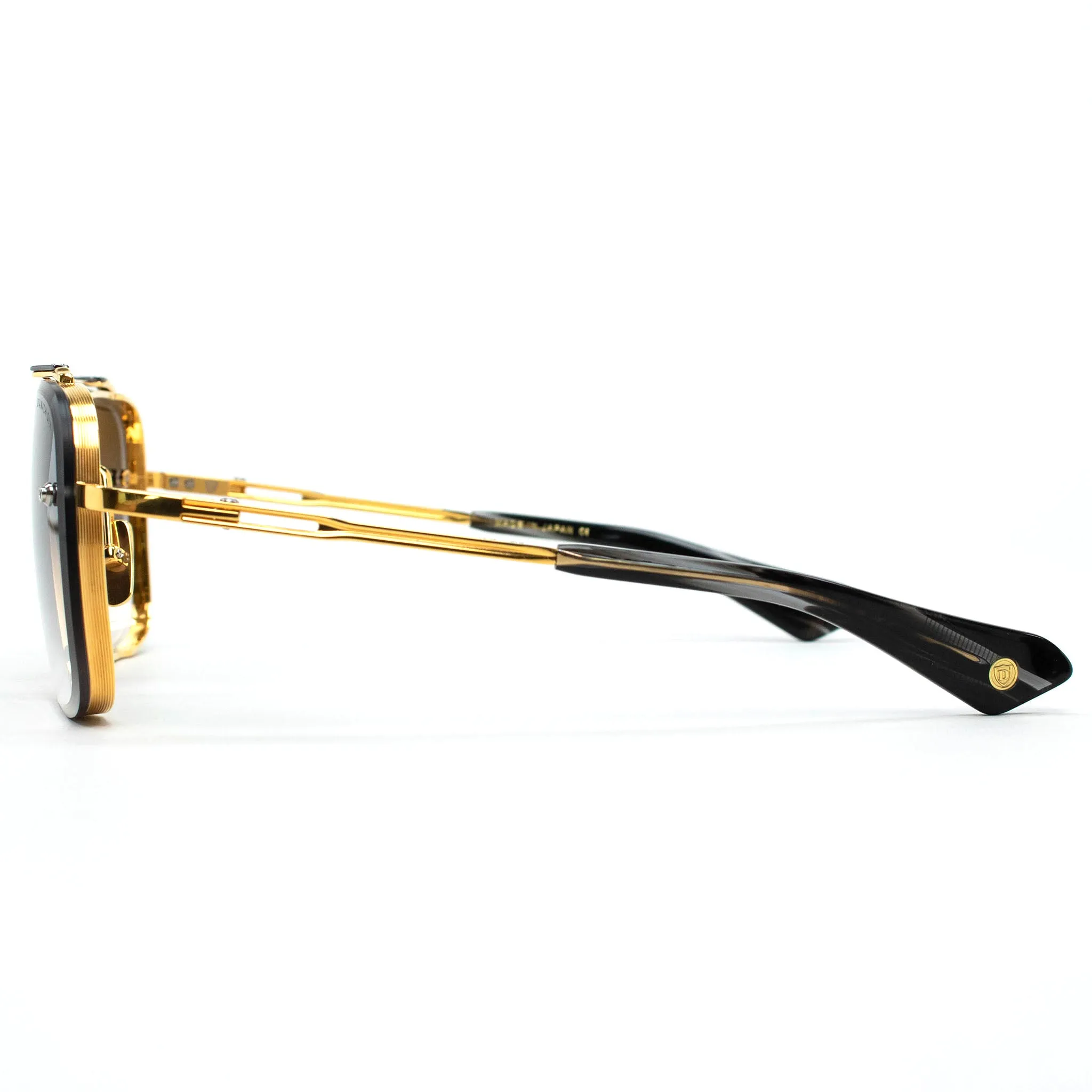 Dita Eyewear DTS121 Mach Six Yellow Gold/Black Sunglasses