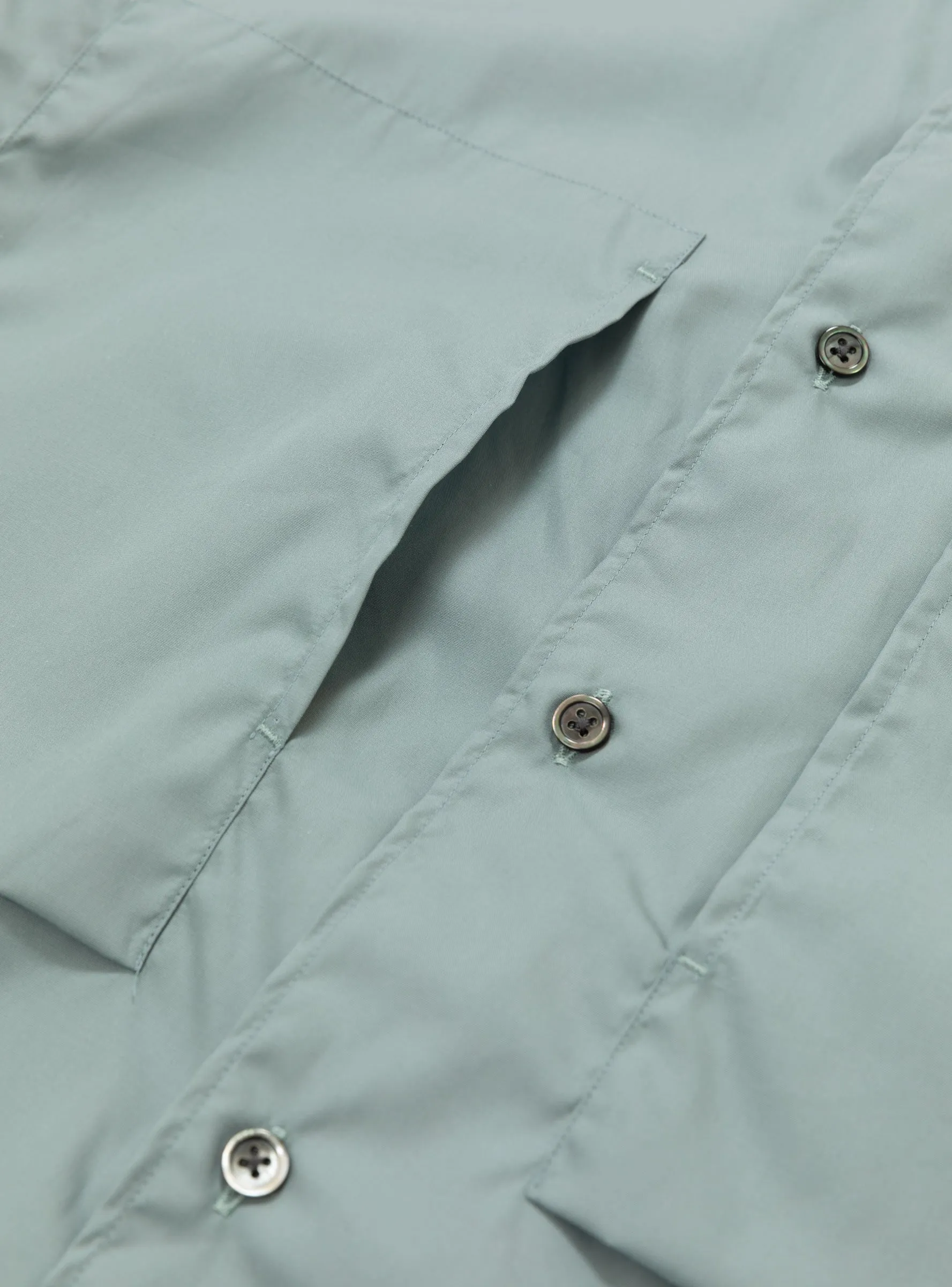 Double Pocket Shirt Blue Grey