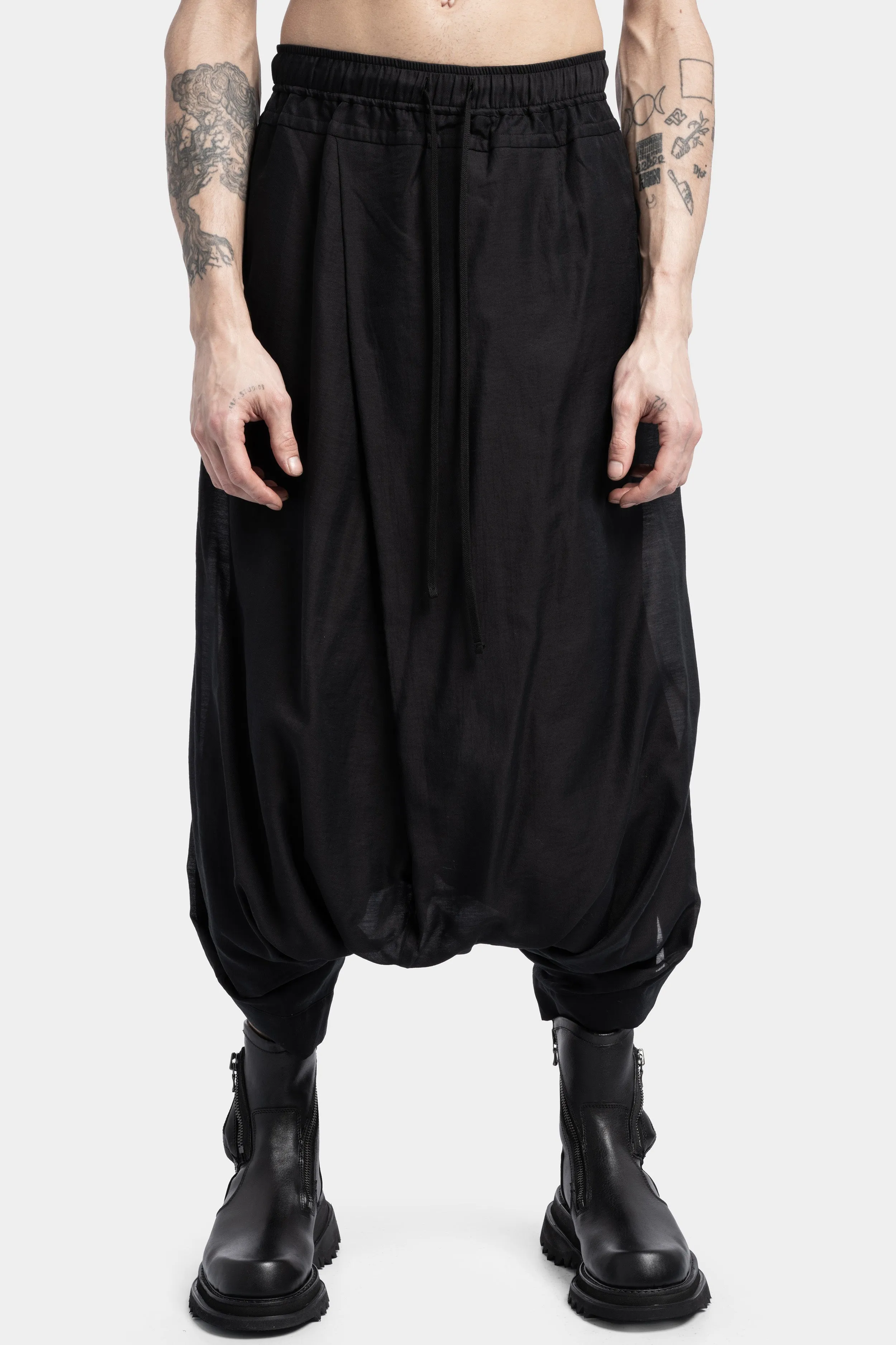 Draped Harem Pants