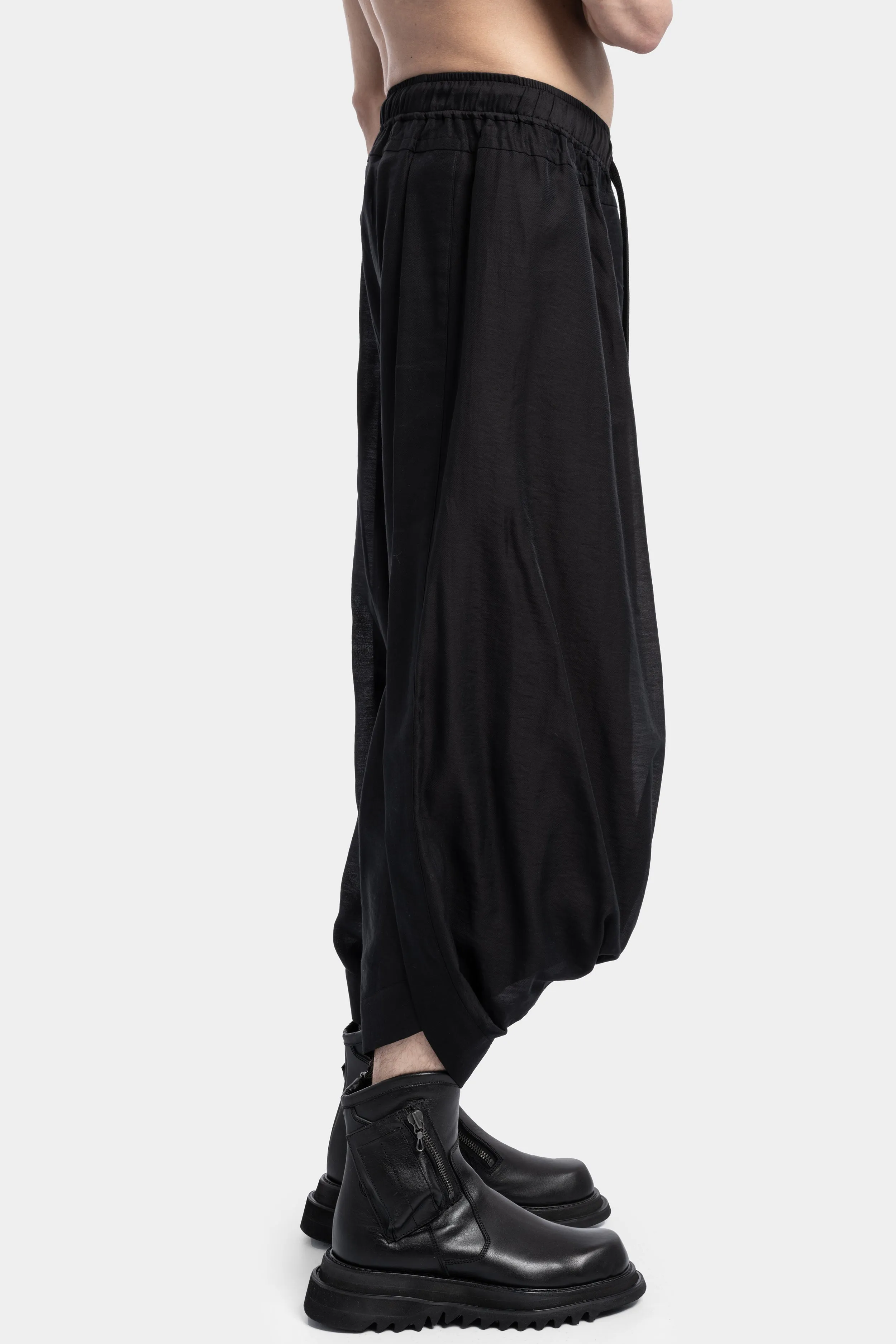 Draped Harem Pants